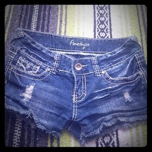Denim shorts